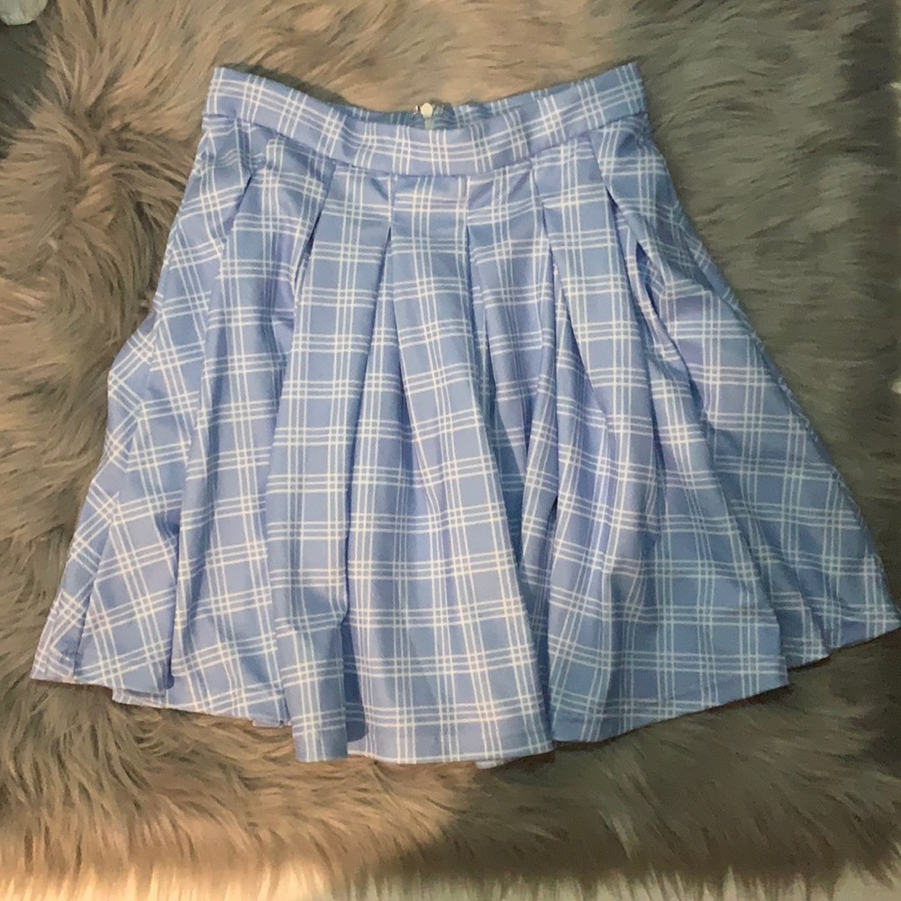 Shein plaid skirt